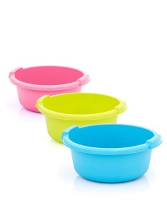 BARREÑO REDONDO 12L Ø32CM COLORES SURTIDOS