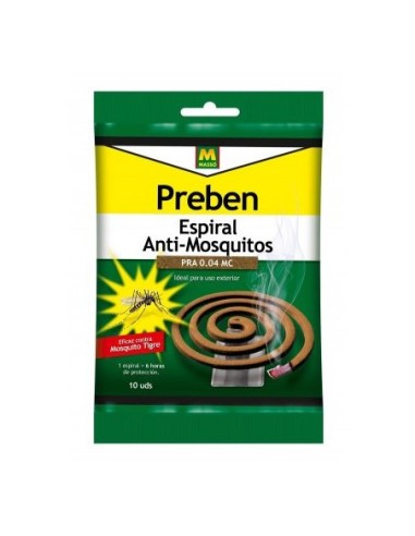 PREBEN ESPIRAL MOSQUITOS 10 ESPIRALES
