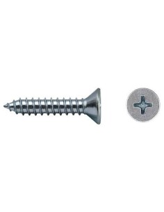 Tornillo VELO  rosca completa cabeza avellanada impronta SIT Ø5 50 mm cincado