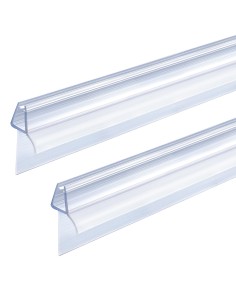 BURLETE PERFIL MAMPARA BAÑO Y PUERTAS DE CRISTAL 2MT, 6mm L