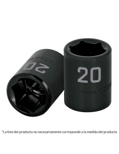 Dado de impacto, 6 puntas, cuadro 1-2'