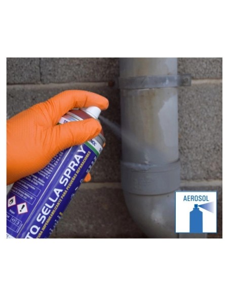 goma sellante sella spray color gris tecnol