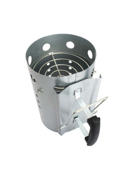 Chimenea de encendido para barbacoa de carbón