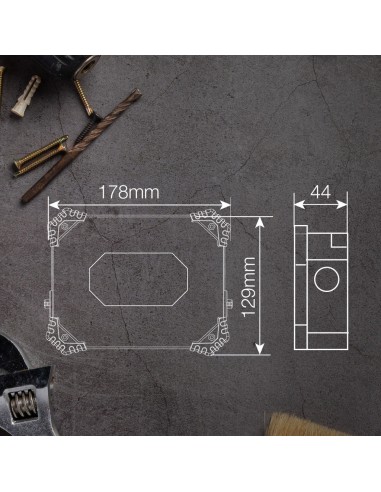 Linterna de trabajo LED COB 20W