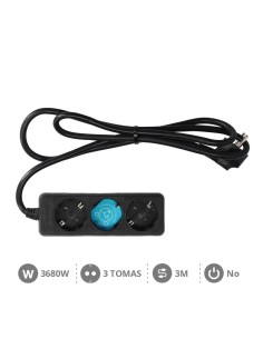 Base múltiple Serie Estándar 3T (3x1.5mm) 3M Negro