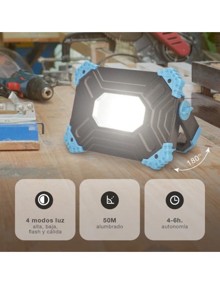 Linterna de trabajo LED COB 20W