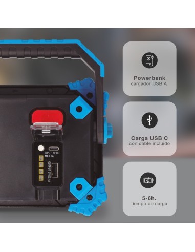 Linterna de trabajo LED COB 20W