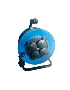 Enrollacables alargador profesional 4 enchufes (3x1.5mm) 25M IP44