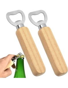 *ULT. UNIDADES* ABRIDOR DE BOTELLAS EN MADERA PARA COLGAR  2 COLORES