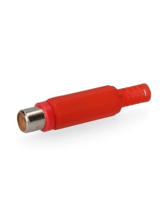 *ULT. UNIDADES* ADAPTADOR RCA PLASTICO ROJO REFORZADO