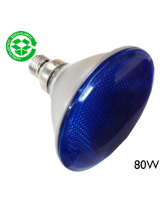 *ULT. UNIDADES* BOMBILLA PAR 38 80W E27 AZUL (E TERIOR) EDM