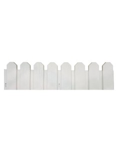 *ULT. UNIDADES* BORDURA DE POLIETILENO COLOR BLANCO 20 80CM (PACK 4 UNID.) INCLY