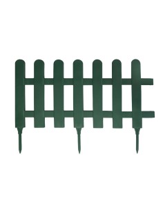 *ULT. UNIDADES* BORDURA DE POLIETILENO PUNTA REDONDA COLOR VERDE 40 79CM (PACK 4