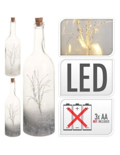 *ULT. UNIDADES* BOTELLA LED EFECTO DECO 34CM