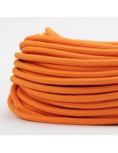 *ULT. UNIDADES* CABLE CORDON TUBULAIRE  2 0,75MM NARANJA FLUOR 25MTS EURO-MTS