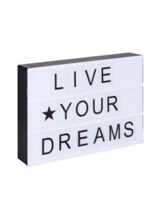 *ULT. UNIDADES* CAJA MENSAJES DE MENSAJES DE LED LUZ FRIA FRIA 21 15 4.2CM