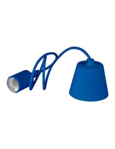 *ULT. UNIDADES* COLGANTE DE SILICONA NORWAY DESIGN E27 60W AZUL EDM
