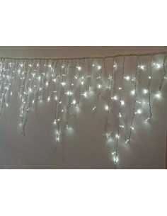 *ULT. UNIDADES* CORTINA LED EFECTO DESTELLO FIJO 100CM 220 LEDS BLANCO FRIO IP44