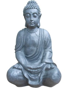 *ULT. UNIDADES* ESTATUA BUDA SENTADO DE HORMIGON GRIS