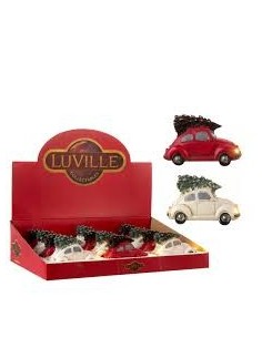 *ULT. UNIDADES* FIGURA COCHE BEETLE CON ARBOL COLORES SURTIDOS 12 5 6CM
