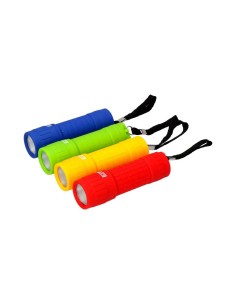 *ULT. UNIDADES* LINTERNA LED  L COMPACTA PILAS INCLUIDAS COLORES SURTIDOS