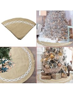 *ULT.UNIDADES*  BASE DE LINO PARA ARBOL DE NAVIDAD 68 25CM