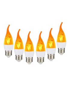 *ULT.UNIDADES*  BOMBILLA EFECTO LLAMAS LED E27 3W