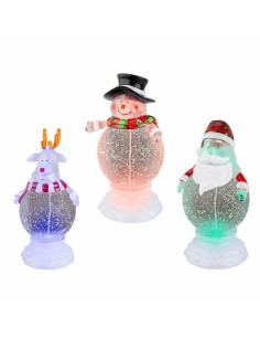 *ULT.UNIDADES*  FIGURA MUÑECO DE NIEVE LED A PILAS MODELOS SURTIDOS