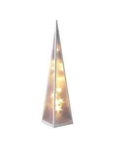 *ULT.UNIDADES*  FIGURA PIRAMIDE DECORATIVA DE LED 19 19 60CM