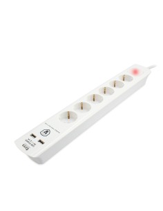 *ULT.UNIDADES* BASE MULTIPL. 6 TOMAS CON INT. T-TL  1,5MTS 3 1,5MM TOMA USB+TJ11