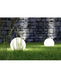 *ULT.UNIDADES* BOLA DE LED PARA E TERIOR BLANCA E 27 Ø30CM