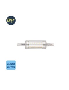 *ULT.UNIDADES* BOMBILLA LINEAL LED 78 MM R7S 5W 550 LM 6400K LUZ FRIA BASE CERAM