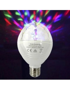 *ULT.UNIDADES* BOMBILLA MULTICOLOR LED RGB E27 2,5W 280 LM EDM