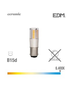 *ULT.UNIDADES* BOMBILLA VELA LED "MARIPOSA" E10 2W 160 LM 3200K LUZ CALIDA EDM