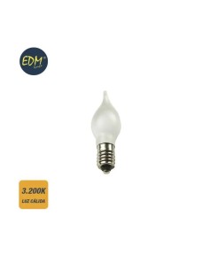 *ULT.UNIDADES* BOMBILLA VELA LED "MARIPOSA" E10 2W 160 LM 6400K LUZ FRIA EDM