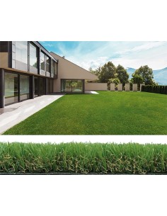 *ULT.UNIDADES* CESPED ARTIFICIAL ZURICH PRO 40MM ROLLO 2 4MTS VERDE MARRON