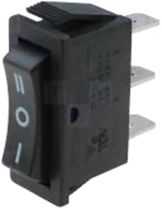 *ULT.UNIDADES* INTERRUPTOR ESTRECHO 15A 250V NEGRO
