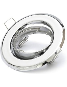 *ULT.UNIDADES* KIT GU 10 ORIENTABLE MOD. PROFESIONAL CROMO