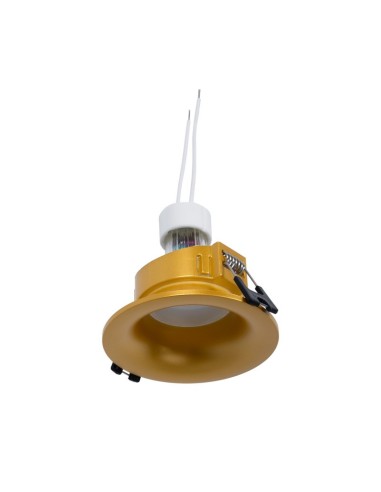 *ULT.UNIDADES* KIT GU 10 ORIENTABLE MOD. PROFESIONAL ORO MATE