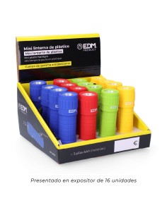 *ULT.UNIDADES* LINTERNA CAPSULA DE LUZ PILAS (INCLUIDAS) COLORES SURTIDOS EDM