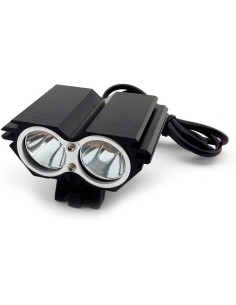 *ULT.UNIDADES* LINTERNA RECARGABLE DE CABEZA Y BICICLETA CON 2 SUPER LED CREE  M