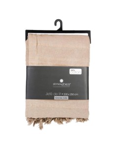 *ULT.UNIDADES* MANTA PARA CAMA COLOR ARENA 230 250CM