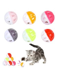 *ULT.UNIDADES* PELOTA DE JUEGO PARA GATO CON CASCABEL Ø10CM