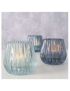 *ULT.UNIDADES* PORTAVELAS CRISTAL 8CM MODELOS SURTIDOS