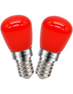 *ULT.UNIDADES* RECAMBIO BOMBILLA INTERIOR E14  14V  PEQUEÑA ROJA EDM