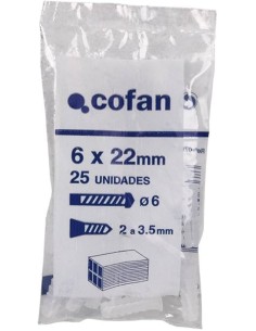 *ULT.UNIDADES* TACO PLASTICO BLANCO Ngrados 7 (BOLSA 25 UNI)