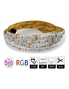 *ULT.UNIDADES* TIRA DE LED EDM 1MTS RGB  12W-LED 60LEDS-MTS