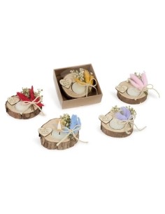 *ULT.UNIDADES* VELA  CON TRONCO COLORES SURTIDOS 9,5 8CM