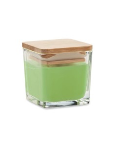 *ULT.UNIDADES* VELA PERFUMADA EN BOTE DE CRISTAL CUADRADO CON TAPON 2 MODELOS SU