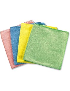 *ULTIMAS UNIDADES*  SET 4 BAYETAS MICROFIBRA MULTIUSO COLORES SURTIDOS